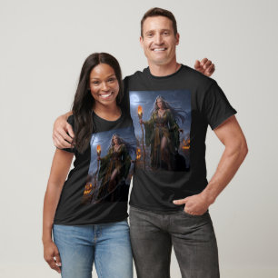 Earth Sorceress of the Moonlit Pumpkin Patch (1) T-Shirt