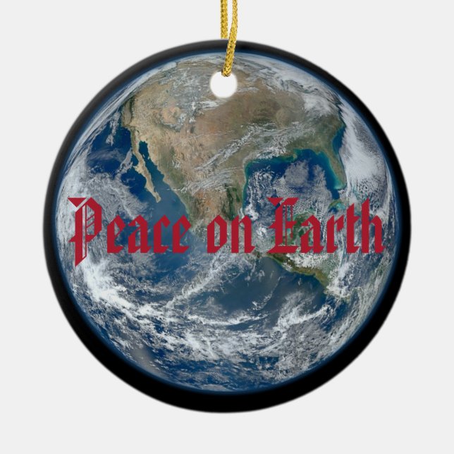 Earth Spaceview Ornament (Front)