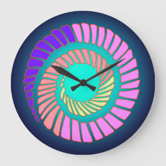 Earth Spiral Wall Clock