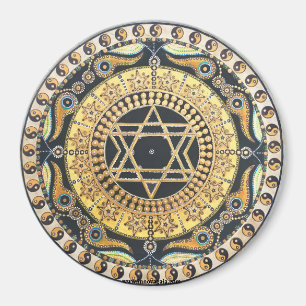 Earth Star Chakra Mandala Magnet