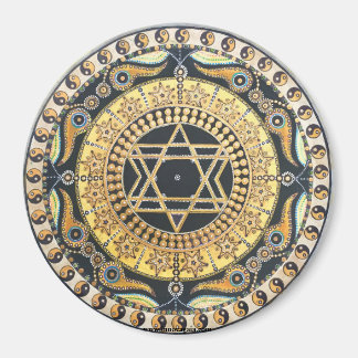 Earth Star Chakra Mandala Magnet