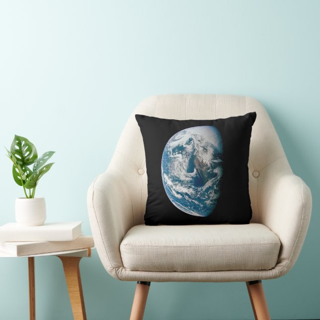 Earth Taken From The Apollo 13 Spacecraft. Cushion (Chair)