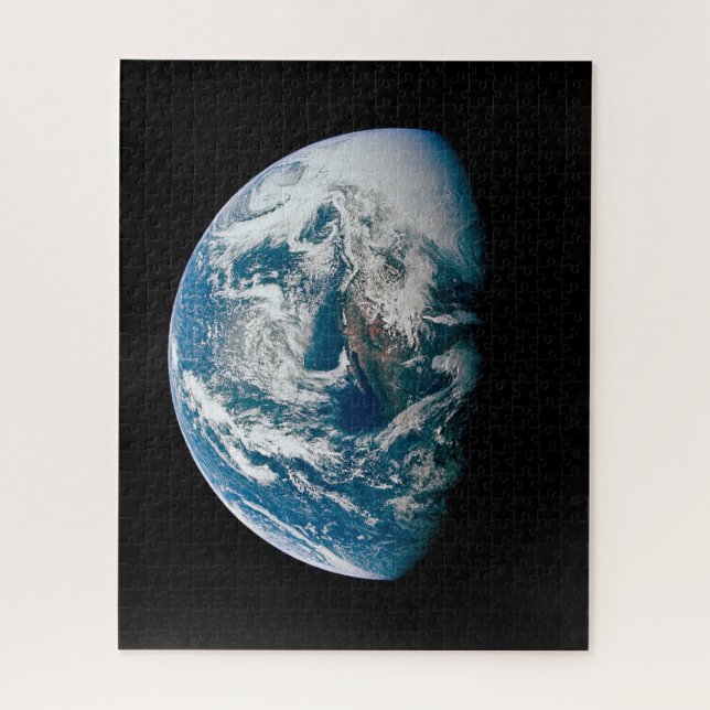Earth Taken From The Apollo 13 Spacecraft. Jigsaw Puzzle (Vertical)