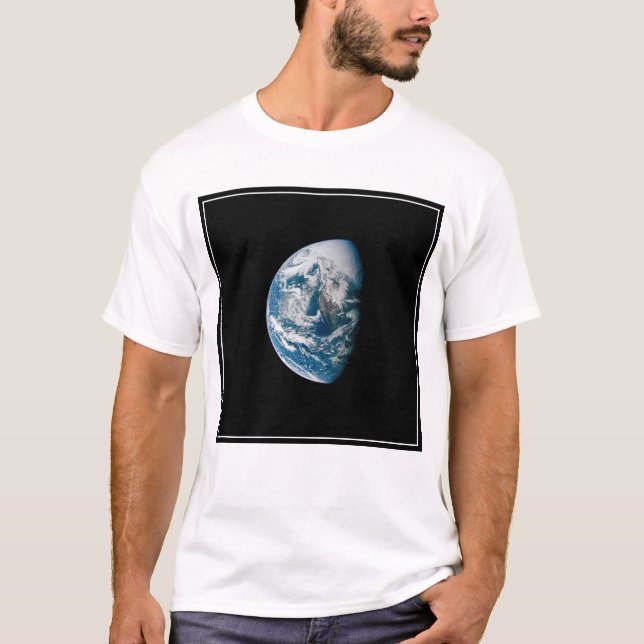 Earth Taken From The Apollo 13 Spacecraft. T-Shirt (Front)