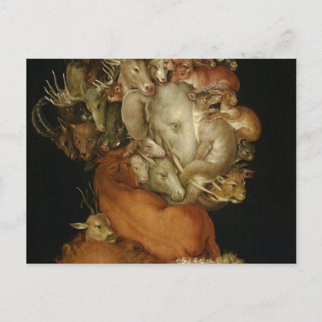 Earth, Terra, 1570 by Giuseppe Arcimboldo Postcard (Front)