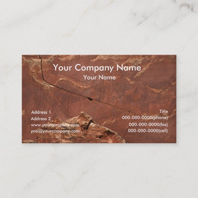Earth Texture Business Cards (Front)