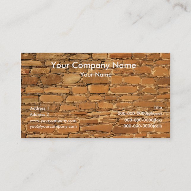 Earth Texture Business Cards (Front)