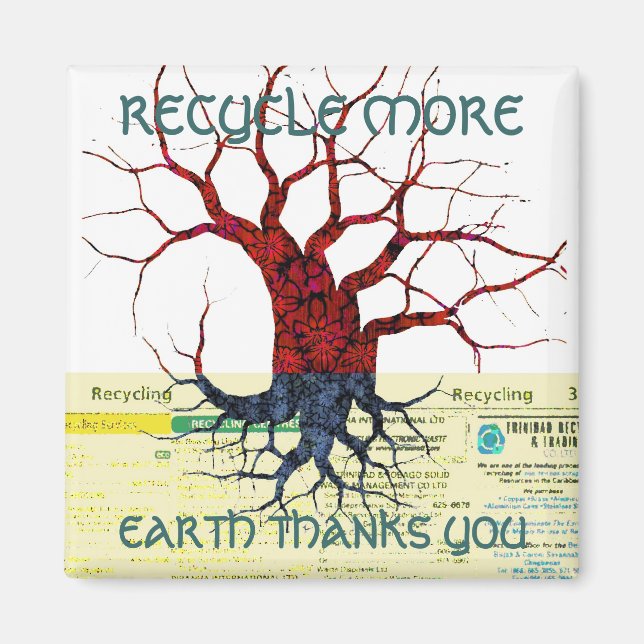 Earth Thanks You Magnet (Front)