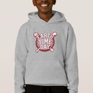 Earth Time Day Baseball Design