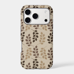 Earth Tone Botanical Leaves Minimalist Japandi