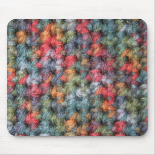 Earth Tone Crochet Mouse Pad