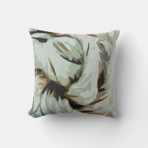Earth Tone Earthy Abstract Art Outdoor Cushion