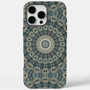 Earth Tone Mandala with Tribal Geometric Patterns iPhone 16 Pro Max Case