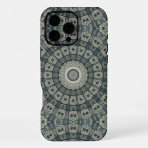 Earth Tone Mandala with Tribal Geometric Patterns iPhone 16 Pro Max Case