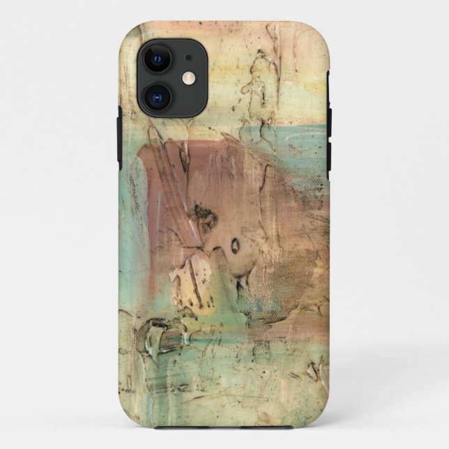 Earth Tone Painting with Cracked Surface Case-Mate iPhone Case (Back)