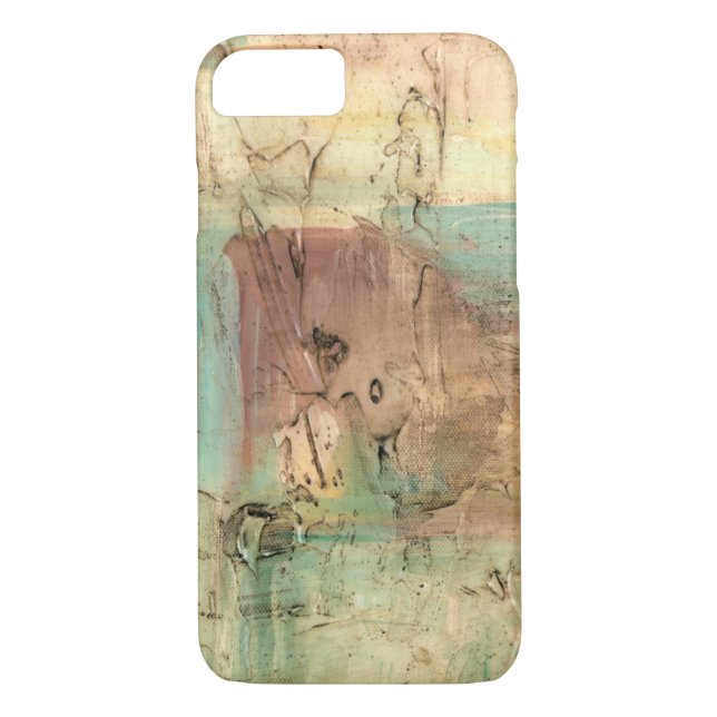 Earth Tone Painting with Cracked Surface Case-Mate iPhone Case (Back)