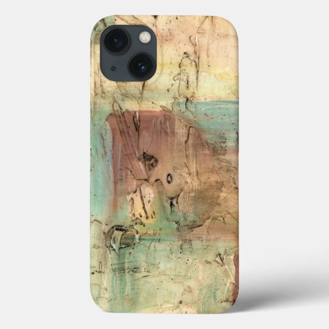 Earth Tone Painting with Cracked Surface Case-Mate iPhone Case (Back)