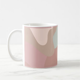 Earth Tone Shapes Coffee Mug