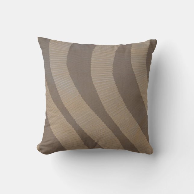 Earth Tone Stripes Pillow (Front)