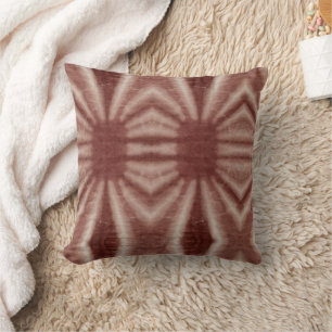 Earth tone Tie Dye Traditional Pattern Style Cushion