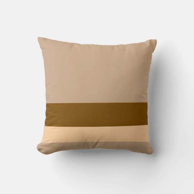 Earth Tone w/ Divider Lines + Any Two Colours Cushion (Front)