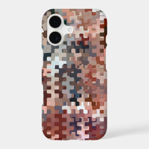 Earth Toned Multicolored Abstract Pattern