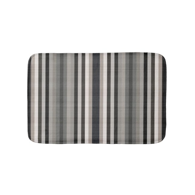 Earth Toned Pattern Bath Mat (Front)