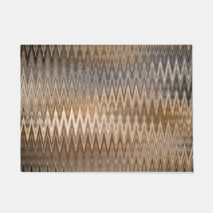 Earth Toned Wavy Pattern Doormat
