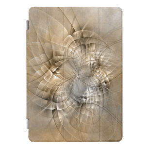 Earth Tones Abstract Modern Fractal Art Texture iPad Pro Cover