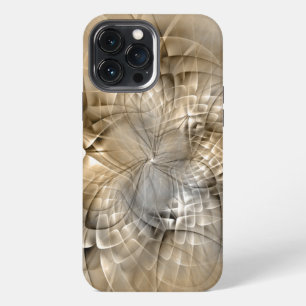 Earth Tones Abstract Modern Fractal Art Texture iPhone 13 Pro Max Case