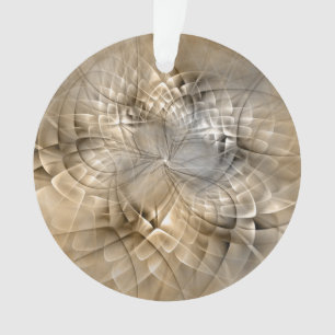 Earth Tones Abstract Modern Fractal Art Texture Ornament