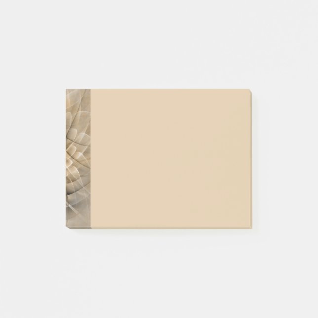 Earth Tones Abstract Modern Fractal Art Texture Post-it Notes (Front)
