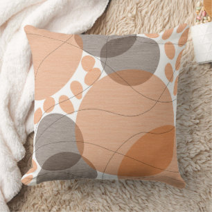 Earth Tones Throw Pillow