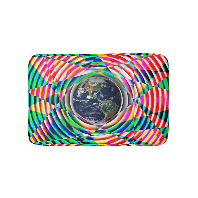 Earth Vibes by Kenneth Yoncich Bath Mat (Front)