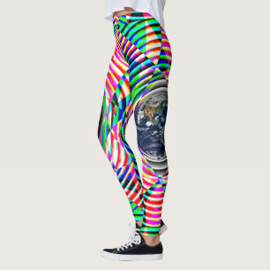 Earth Vibes by Kenneth Yoncich Leggings