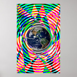 Earth Vibes by Kenneth Yoncich Poster