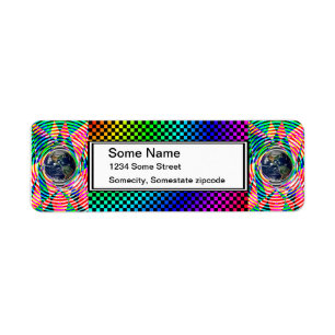 Earth Vibes by Kenneth Yoncich Return Address Label