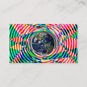 Earth Vibes Rainbow by Kenneth Yoncich Business Card