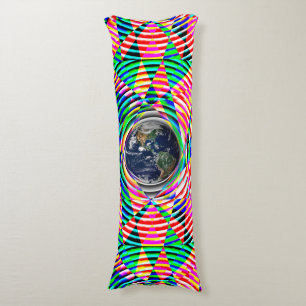Earth Vibes (V) by Kenneth Yoncich Body Cushion