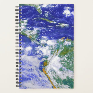 Earth View Continents Oceans Space Theme Planner
