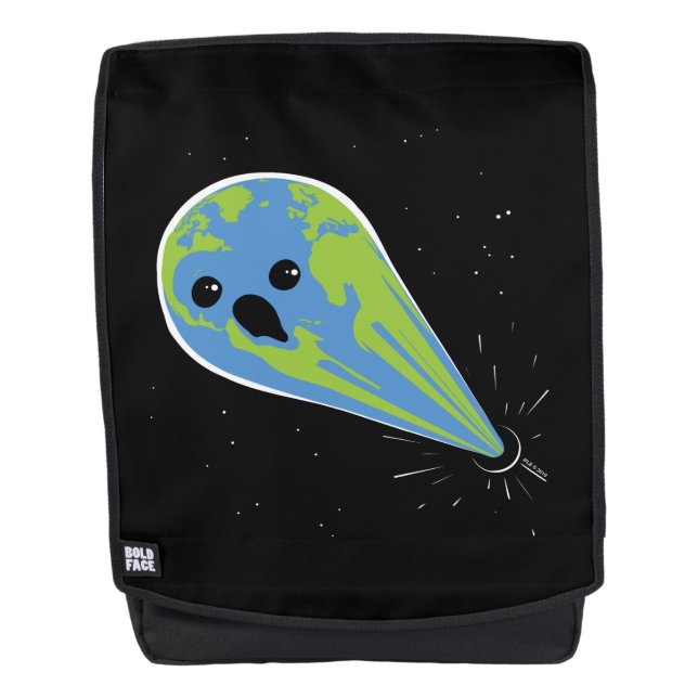 Earth Vs. Black Hole Backpack (Front)
