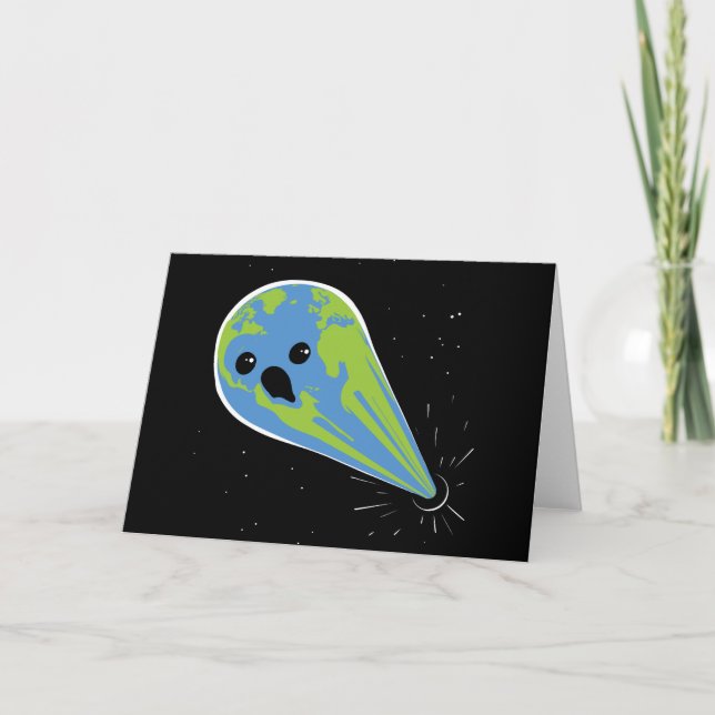 Earth Vs. Black Hole Card (Front)