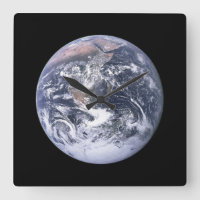 EARTH WALL CLOCK