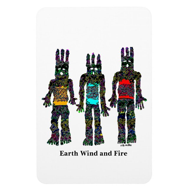 Earth Wind and Fire Magnet (Vertical)