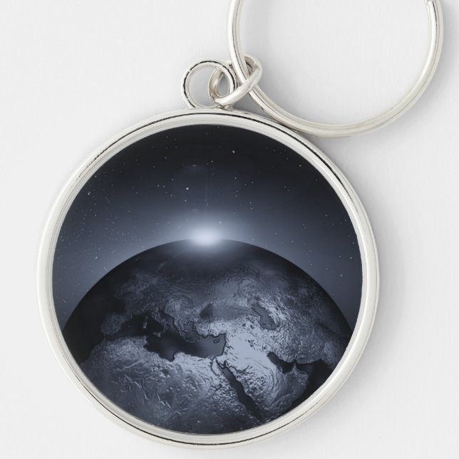 Earth With Special Effects Key Ring (Front)