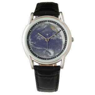 Earth With Three Tropical Cyclones In The Pacific. Watch