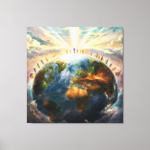 *~* Earth World Light Unity AP70 Good Canvas Print