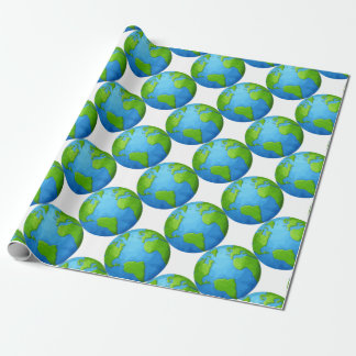 earth wrapping paper