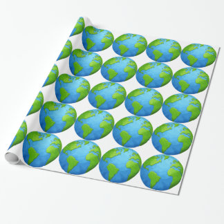 earth wrapping paper