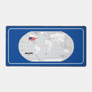 Earth, You Are Here  Desk Mat